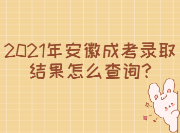 安徽安慶成考錄取結果